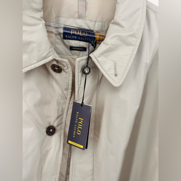 NWT Polo Ralph Lauren CAMEL Packable Water Repellent Walking Coat Jacket XL - Picture 3 of 16